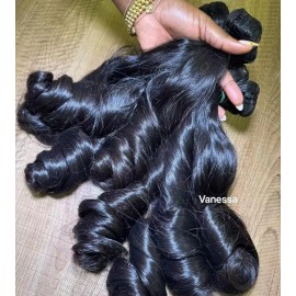 Top Raw Bundles Human Hair Vietnamese Burmese Curly Hair Cambodian Natural Wave Hair Curly Hair Bundles Human Hair Wholesalestyle: Bouncy Curly, color: natural color, Stretched Length: 22 Inches