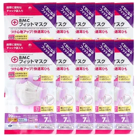 BMC Fit Mask for Women & Junior Size White 7 Pack 10 Pack