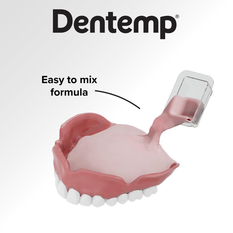 Dentemp Denture Reline Kit - Advanced Formula Reline It Denture