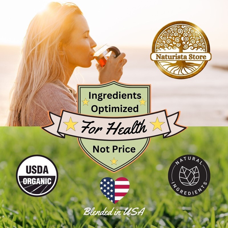 Naturista Store Organic Hibiscus & Hawaiian Dried Fruit Herbal Tea