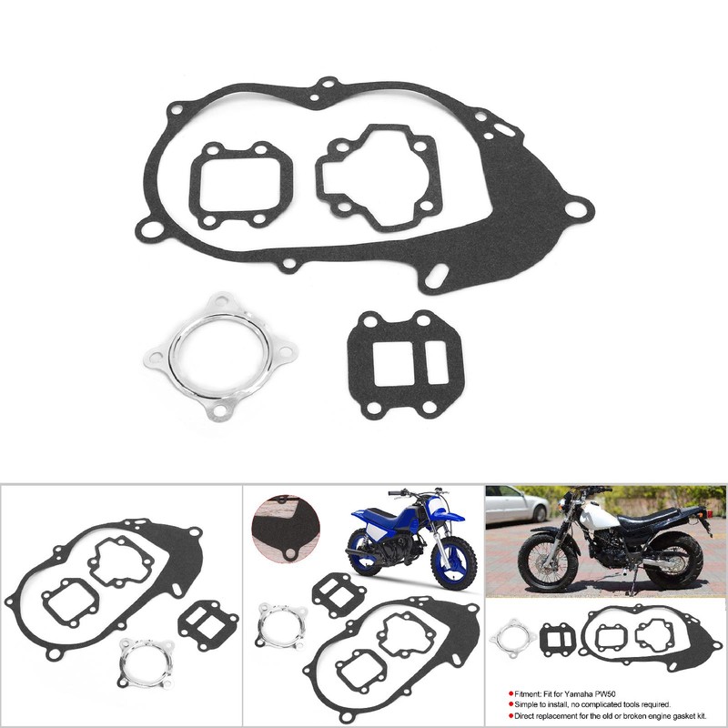 Motorcycle Complete Engine Gasket Kit Set Fit for Yamaha PW50