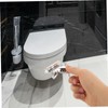 COHEALI 4pcs Acrylic Butterfly Toilet Lid Lifter Handles Anti-Touch Design