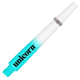 Unicorn Dart Shafts | Gripper 3 Cosmos Comet | Durable Polycarbonate | Pale Blue and White | Medium 44.2 mm | 3 Stems