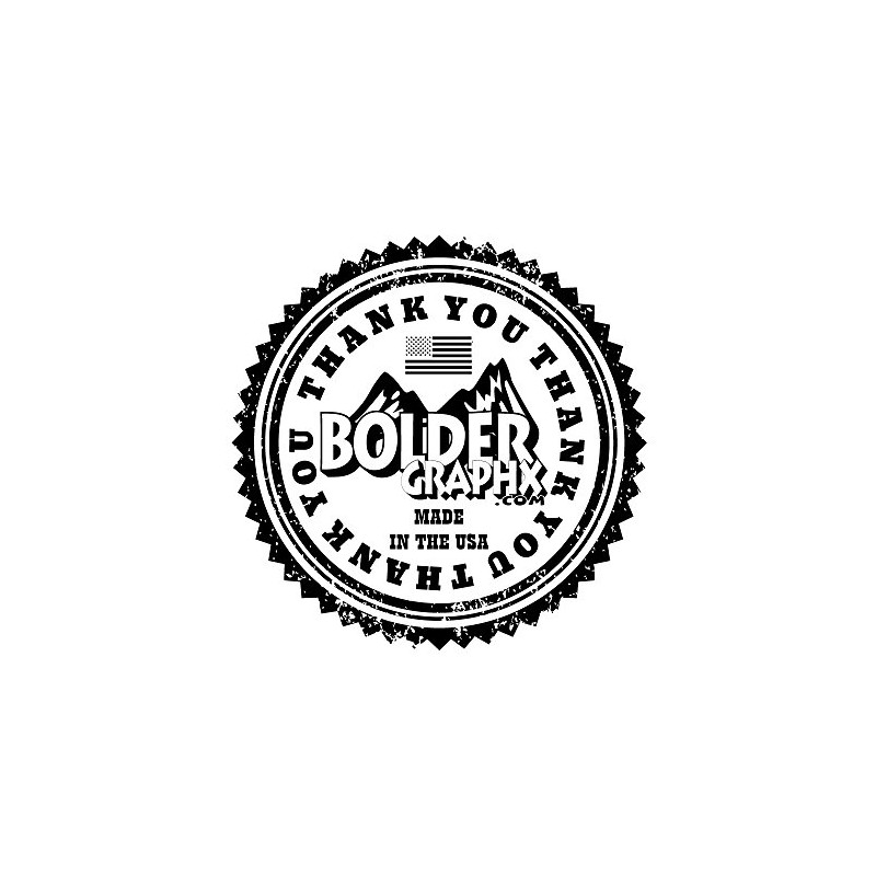 BOLDERGRAPHX 2048 Bear Claw Ripping Decal White Vinyl