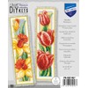 Vervaco Bookmark Cross Stitch Set Flowers Set of 2 Counted