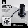 Arofa Kitchen Faucet with Soap Dispenser, Stainless Steel Kitchen Sink