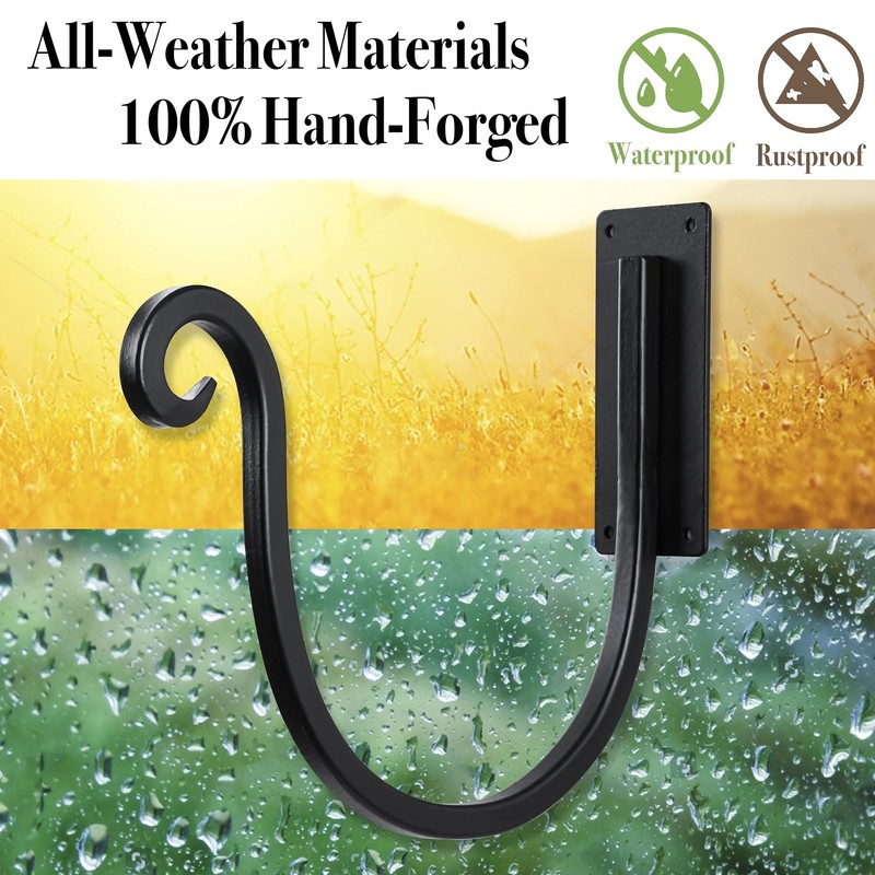 YANGSHUO Garden Hose Holder Outside: Wall Mount Water Hose Holder