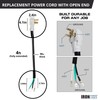 Iron Forge Cable NEMA 6-50 Extension Cord with Open End