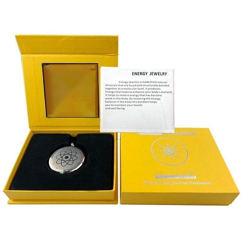 DYFUHO Cosmic Eternal Metatron Cube Shield Defense Necklace,Energy Terahertz Protection