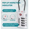 ANVIL 4 Digit Luggage Locks, TSA Locks for Luggage, Advanced