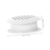 Gatuida 8Pcs Round Air Vent Holes Durable Ventilation Covers for