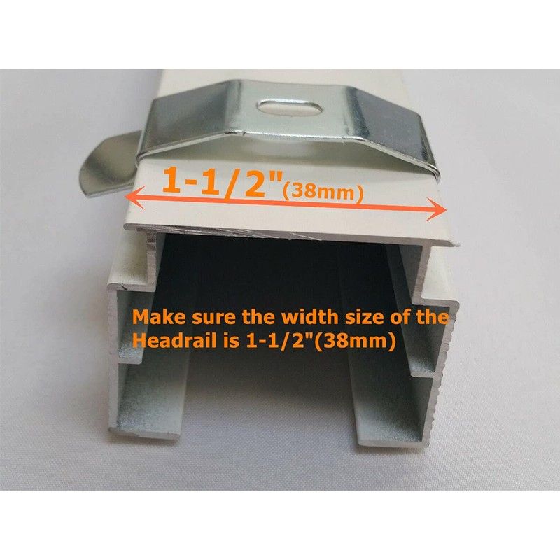 L Bracket 4pcs 4" Length White Color for Vertical Blinds