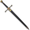 Medieval Warrior Middle Age Crusader Viking Sword with Scabbard (Crusader)