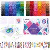 Fuse Beads 22000 Melty Beads with 4 Pegboards 100 Patterns