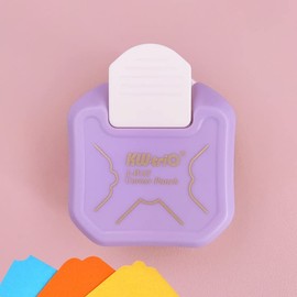 Corner Punch 3 in 1 Paper Corners Flower 3 Sizes 4/7/10 mm Stainless Steel Punch Round for Crafts for Scrapbook, Invitations