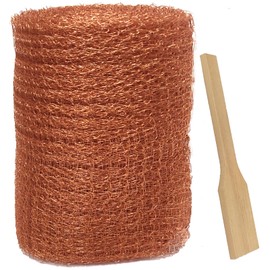 Copper Mesh Rodent Control Rustproof Copper Mesh Roll for Rodent, Bat & Snail - Perfect for Hole Blocking, Gardening & Sealing Water Opening 5" X32FT