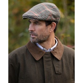 WALKER AND HAWKES - Wool Blend Braxton Flat Cap - Cream - L (59cm)