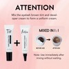 Eyelash Dye, Eyelash Colour, Black, Eyebrow Colour, Long-Lasting Lasts 4