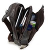 Genuine Leather Men's Sling Bag Shoulder Backpack Shoulder Bag Chest