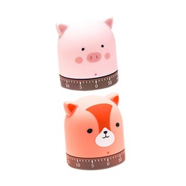 ABOOFAN 2pcs Timer Mechanical Countdown Timer with Loud Alarm for Cooking and Study for Management for Home and Classroom Use