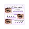 Extensiones De Pestañas Kit 300pcs 304050d Curvaturad 8-16mm