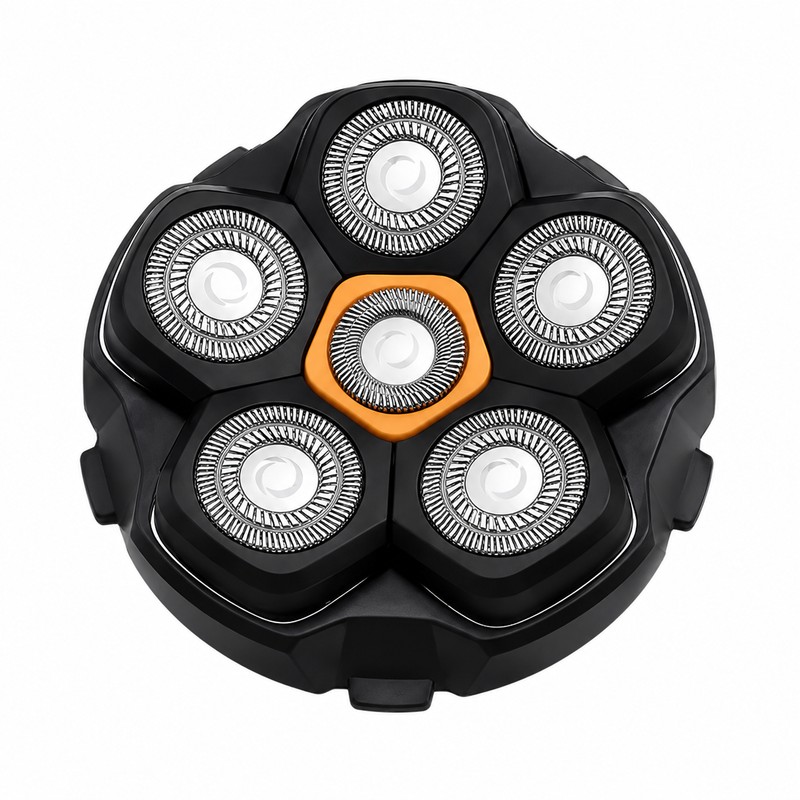 6D Magnetic Replacement Shaver Head for Bald Head Shaving –