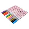 12Pcs 3D Nail Polish Pens 0.5mm Tip Bright Colors Easy