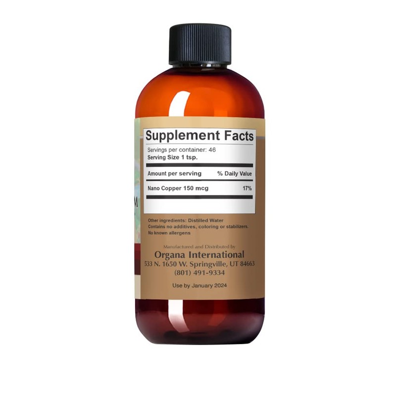Organa Pure Crystalline Liquid Copper Supplement - 30 PPM -