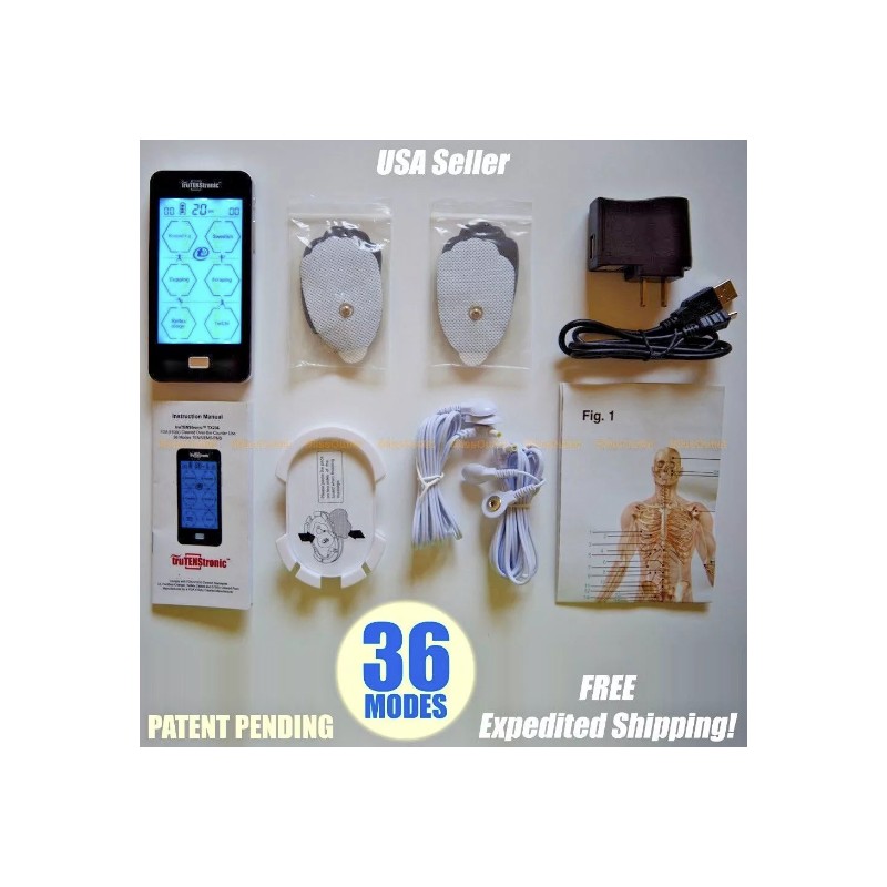 TENS EMS Unit Machine EMS Electric Pulse Massager 36 modes