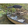 Cypress Rowe Outfitters Black Canoe/Kayak Sun Shade/Canopy Bimini Top -