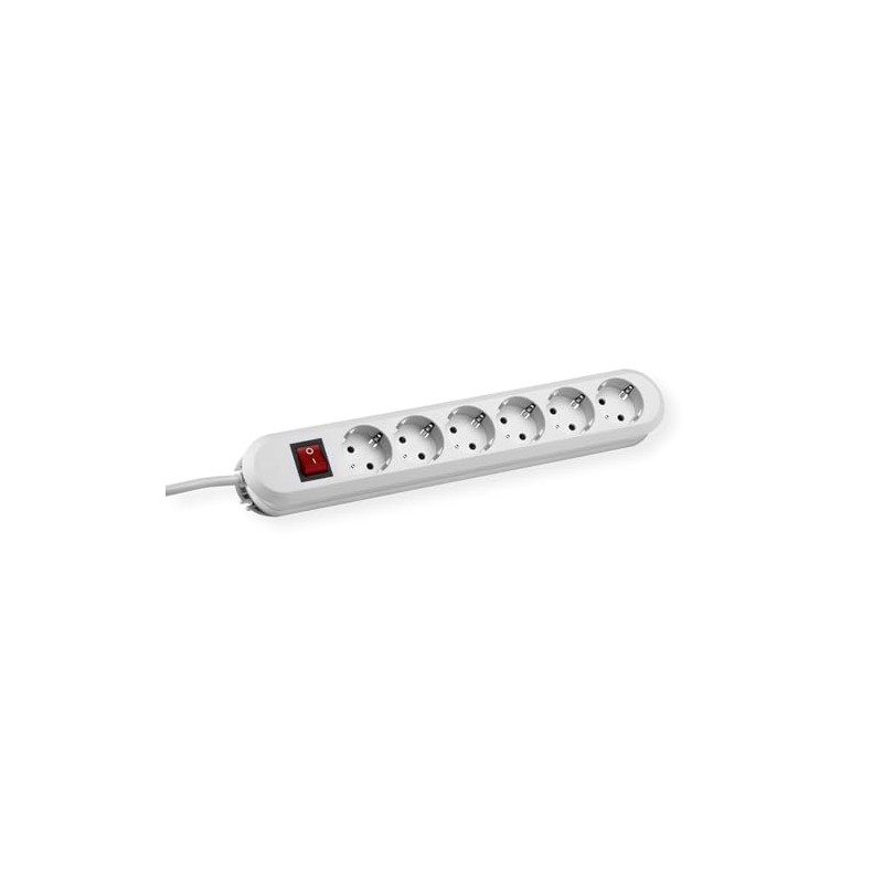 BACHMANN Steckdosenleiste 6fach 500cm Sch