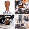 58mm Flat Base Coffee Tamper Manual Stainless Steel Coffee Powder