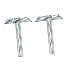 2 Piece Cork Borer Set Cork Rubber Stopper Drill Tool Stainless Steel Cork Rubber Stopper Borer Tool Cork Borer Long Handle for School