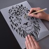 10 Pcs Blank Mylar Stencil Sheets Square Stencil Paper Blank