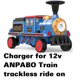 coming data battery charger power supply for 12v  ANPABO train trackless  kids rite on