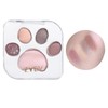 ZVEV Eye Shadow Paw Palette, Natural, Cat, 5 Colors, Eye