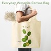 GARMOLY 2 Pcs Canvas Tote Bag with 2 Small Bags,