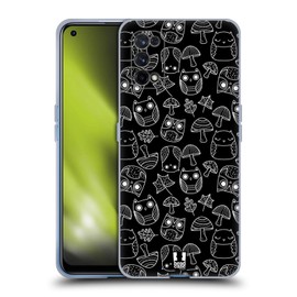 Head Case Designs Pilze Und Herbstlaub Eulen Doodle Soft Gel Handyhülle Hülle kompatibel mit Realme X7 5G