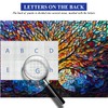 PICKFORU Stained Glass Puzzle Tree of Life Puzzles for Adults