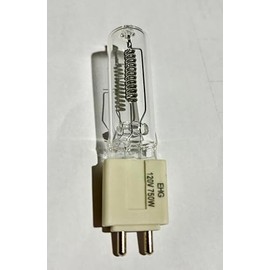 Tawelun EHG 120V 750W T6 G9.5 Halogen Lamp Bulb,Stage Studio Lamp,Clear (120V 750W)