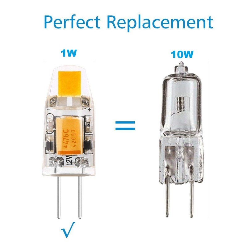 Lxcom Lighting G4 LED Bulb 1W 12V LED Light Bulb