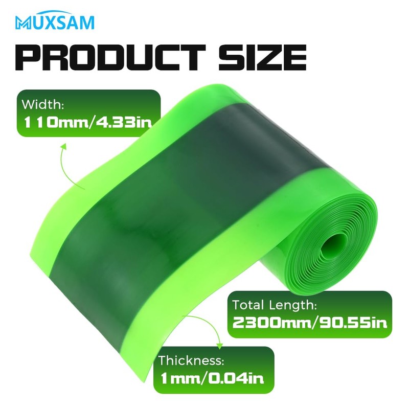 MUXSAM Fat Bike Tyre Liner, 2 Rolls Puncture Proof Inner