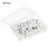 PATIKIL Push Pins, 100 Pack Round Head Map Tacks Thumb
