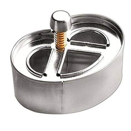IBILI CORTAPASTAS BREZEL, Stainless Steel, Silber, 6.5 x 4.5 x 6.5 cm