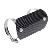MONOSTORE Muffler Guard Motorcycle Heat Guard Stainless Muffler Cover Carbon