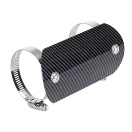 MONOSTORE Muffler Guard Motorcycle Heat Guard Stainless Muffler Cover Carbon Style