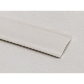 LPC White RV Camper Trailer Vinyl 7/8" x 50' Flat Insert Trim Mold Flexible Screw Cover