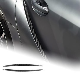 AIRSPEED Accessories for Toyota Supra GR A90 A91 MK5 2019-2022 Real Carbon Fiber Car Door Protection Plate Anti-Scratch Door Guard Sticker Decal Toyota Supra Exterior Trim with Double Sided Tape