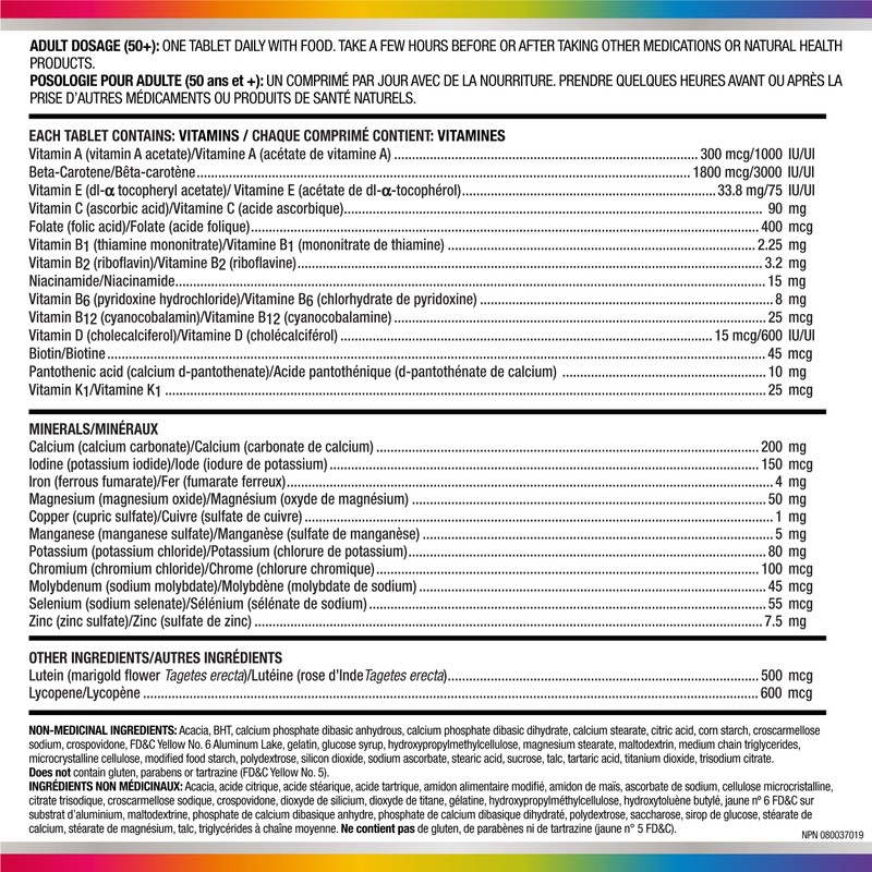 Centrum Centrum Adult Select Essentials Mulitvitamins/Minerals Supplement for Men &
