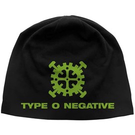 Type O Negative Men's Gear Logo Beanie Black, Black, One Size, black